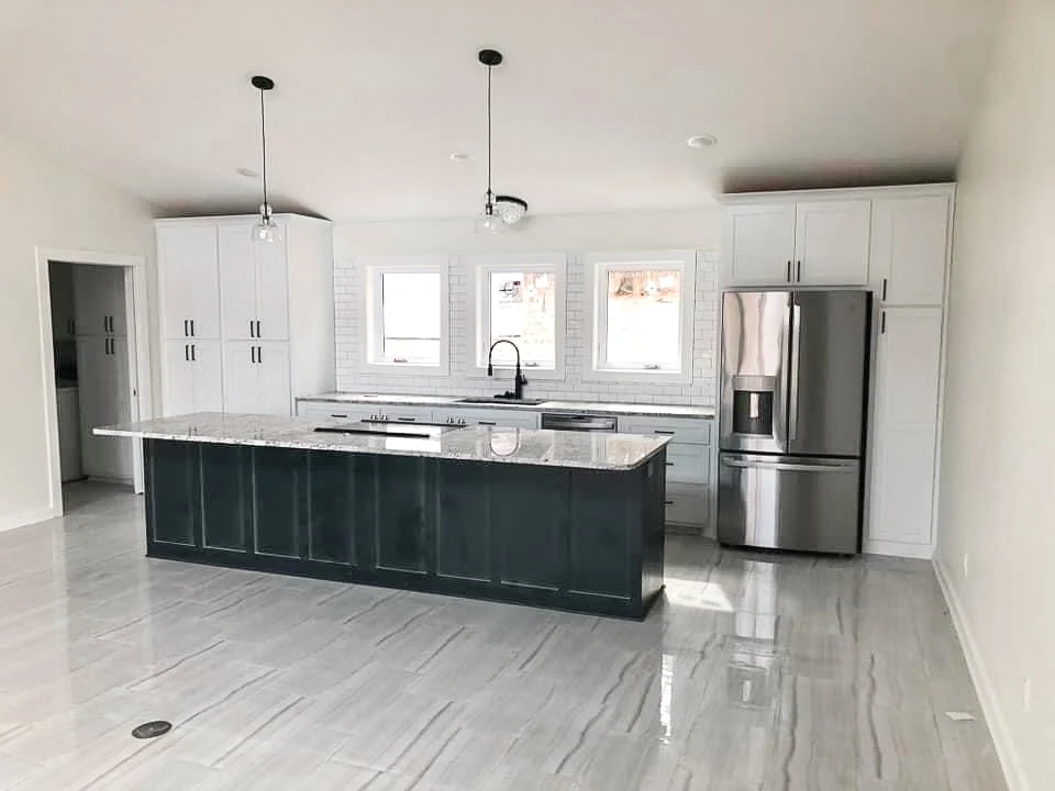 Newly completed residential interior