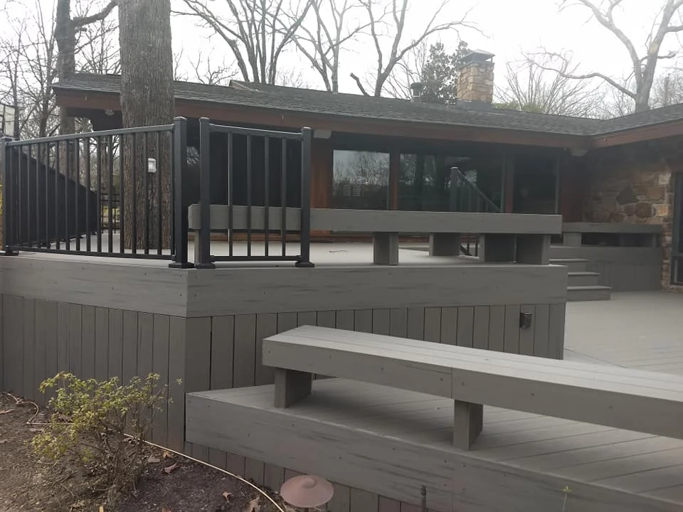 Exterior renovation on a Hot Springs Village home